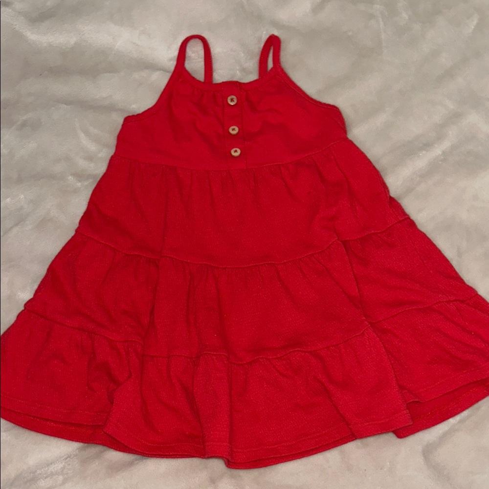 Carter's Red Tiered Kids Dress
